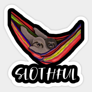 Sloth Slothful Sticker